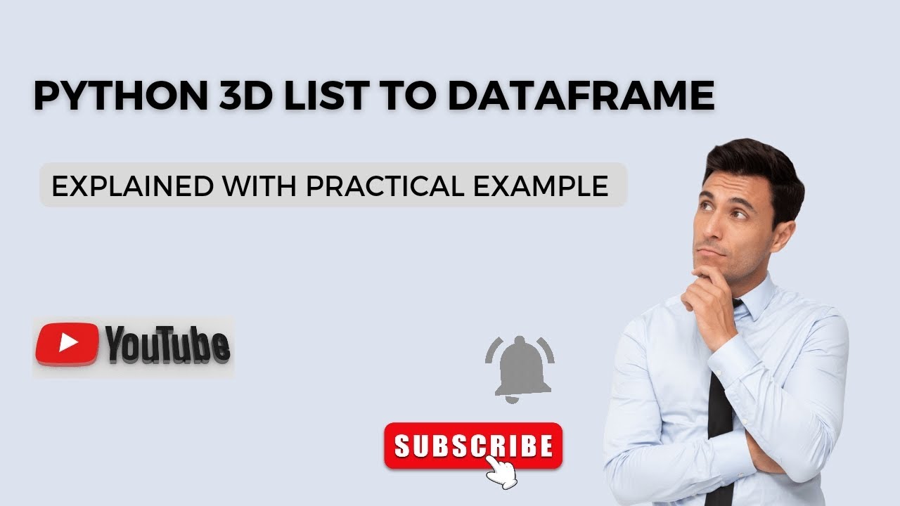 'Video thumbnail for Convert Python 3D List to Dataframe | Python Tutorial'