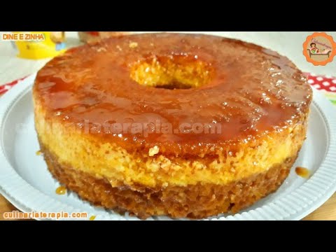 'Video thumbnail for BOLO PUDIM - BOLO DE LARANJA E PUDIM DE LEITE CONDENSADO'