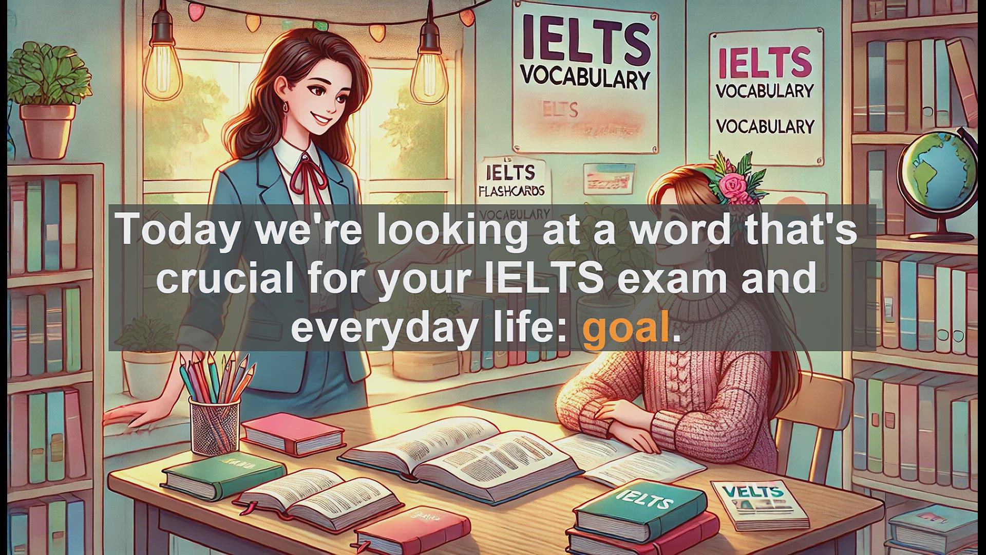 'Video thumbnail for 2500 Must Know IELTS 5.5 Vocabulary - Understanding 'Goal': Essential Vocabulary for IELTS Success'