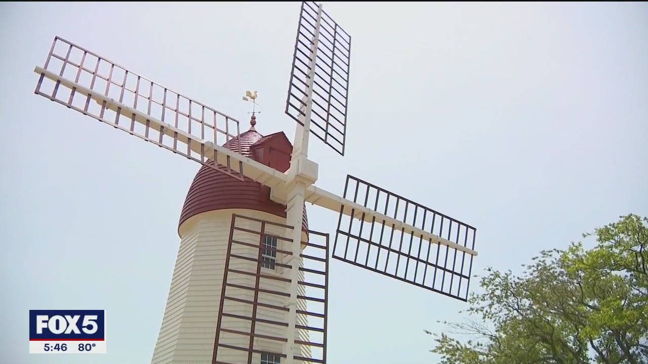 'Video thumbnail for Community saves historic Long Island windmill from demolition'