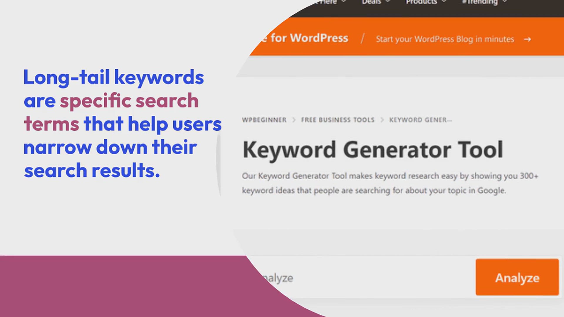 'Video thumbnail for 11 Best Long Tail Keyword Generators (Compared)'