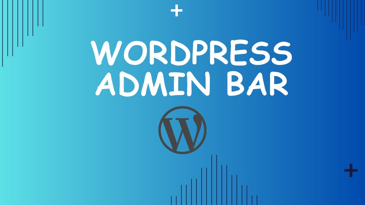 Video thumbnail for How to Use WordPress Admin Bar