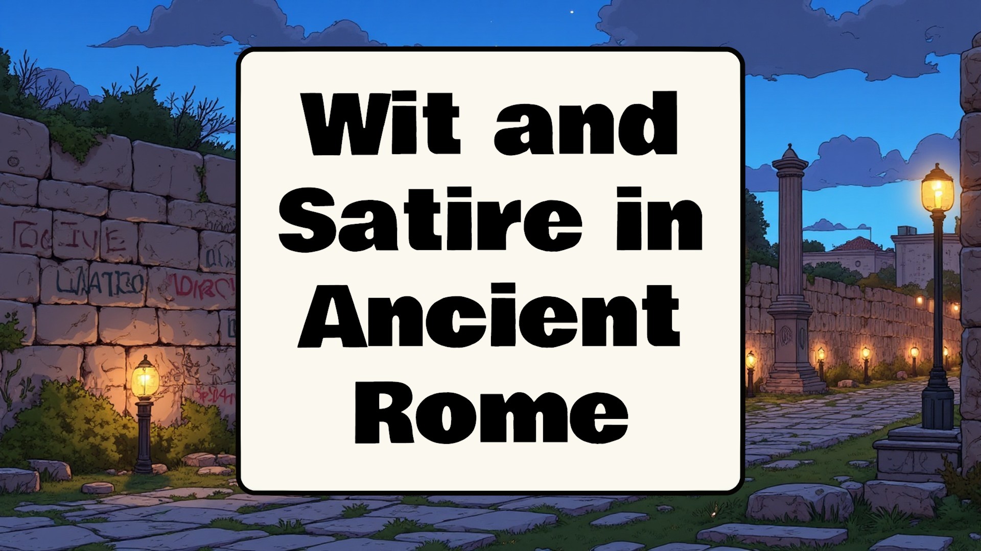 'Video thumbnail for Wit and Satire in Ancient Rome'