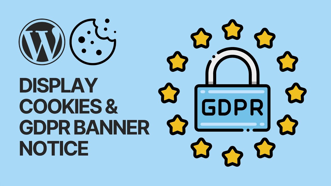 'Video thumbnail for How To Display Cookies & GDPR Banner Notice on WordPress Websites for Free_'