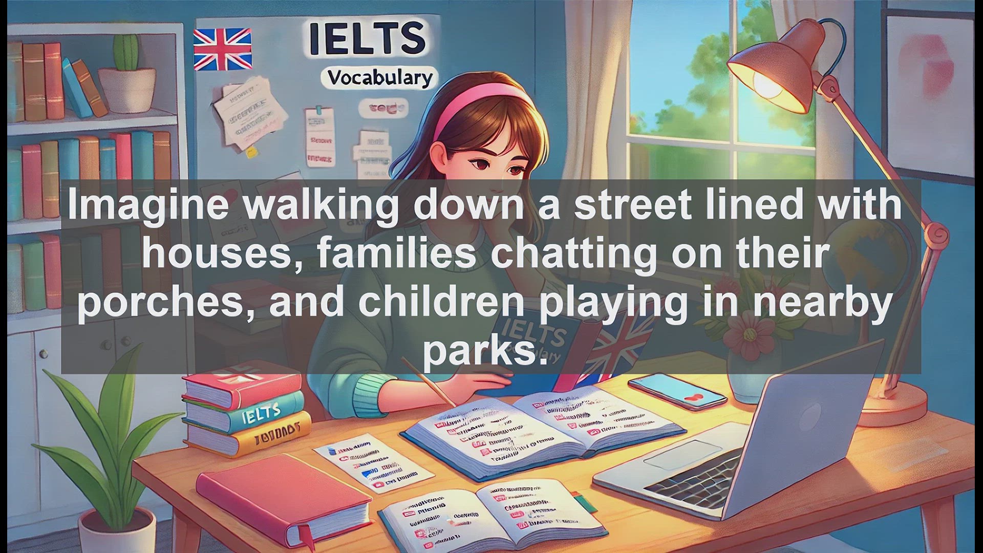 'Video thumbnail for 2500 Must Know IELTS 5.5 Vocabulary - Understanding 'Neighbourhood': Essential IELTS Vocabulary'