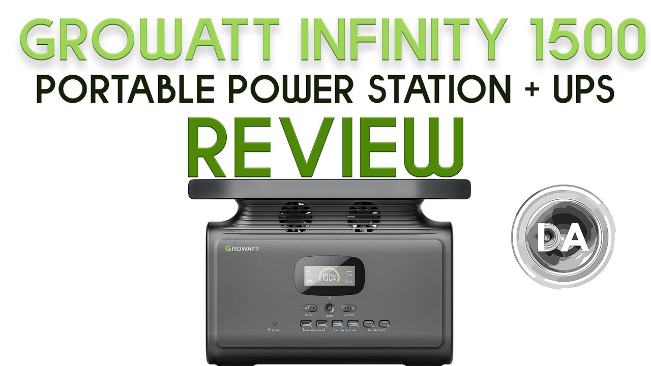 'Video thumbnail for Growatt Infinity 1500 Portable Power Station and UPS Review'