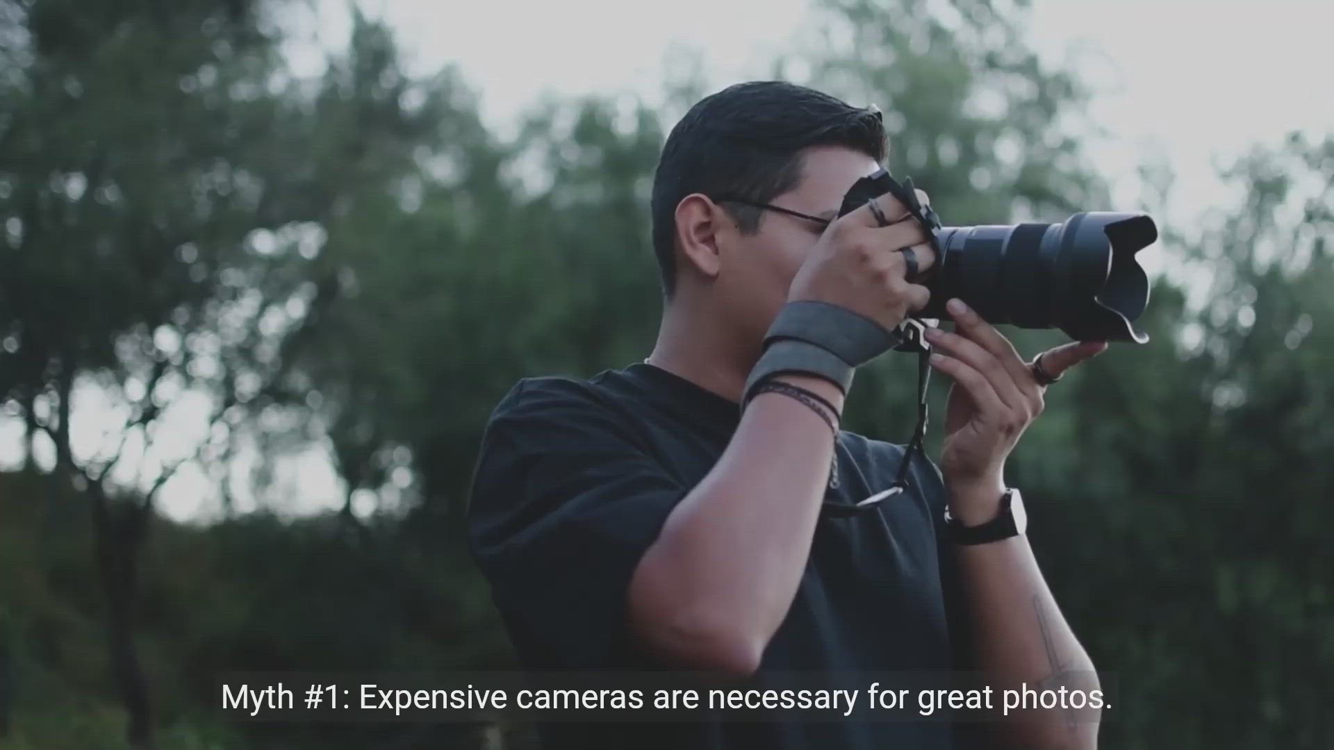 'Video thumbnail for Debunking Myths About Photography Gear'