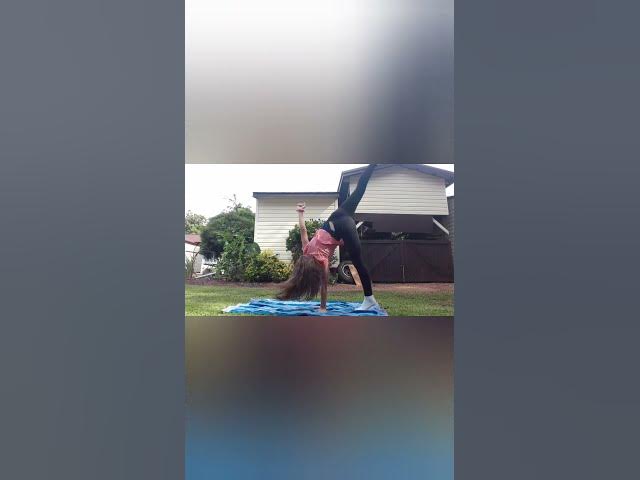 Video thumbnail for how to do a one handed cartweel