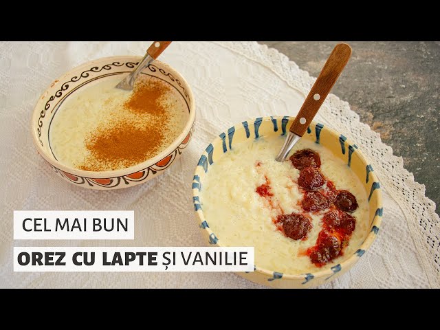 'Video thumbnail for Orez cu lapte, rețeta ca în copilărie. Cu scorțișoară sau cu dulceață. | Bucate Aromate'