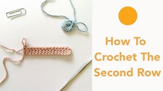 How to Crochet the Second Row Tutorial Eight byGoldenberry