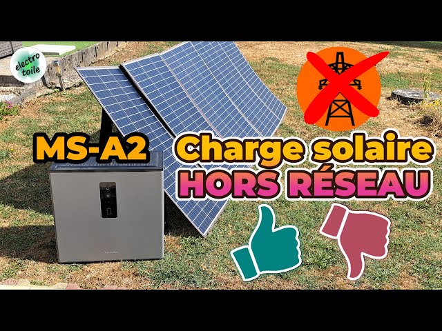 Video thumbnail for 🔋 Recharger la batterie Hoymiles MS-A2 sans prise secteur ? Mode Off-Grid testé et approuvé !