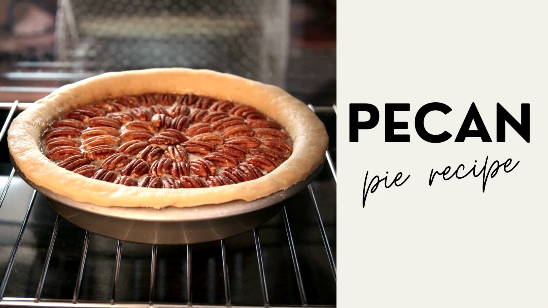 'Video thumbnail for Pecan Pie Recipe'
