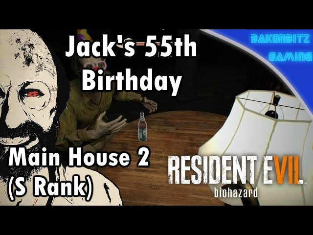 Video thumbnail for [DLC] Resident Evil 7: Biohazard | Jack's 55th Birthday - Main House 2 (S Rank)