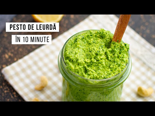 'Video thumbnail for Pesto de leurdă - varianta de post (vegană) | Bucate Aromate'