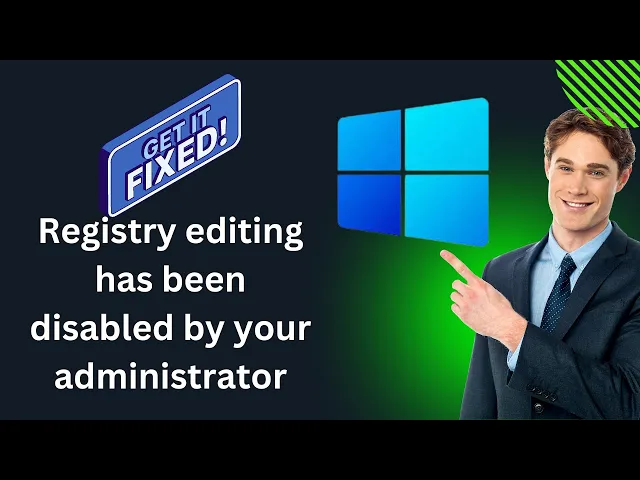 'Video thumbnail for Fixed: Registry editing has been disabled by your administrator on Windows 10 | GearUpWindows'
