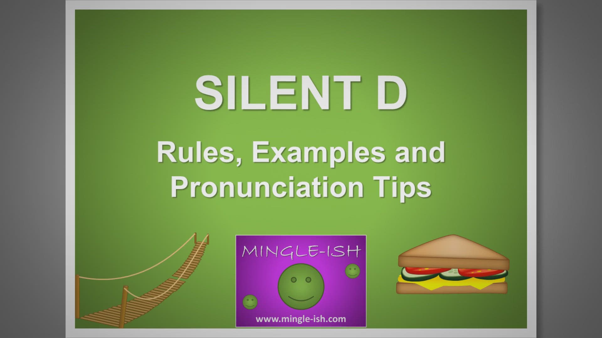 'Video thumbnail for Silent D in English: Rules, Examples, and Pronunciation Tips'