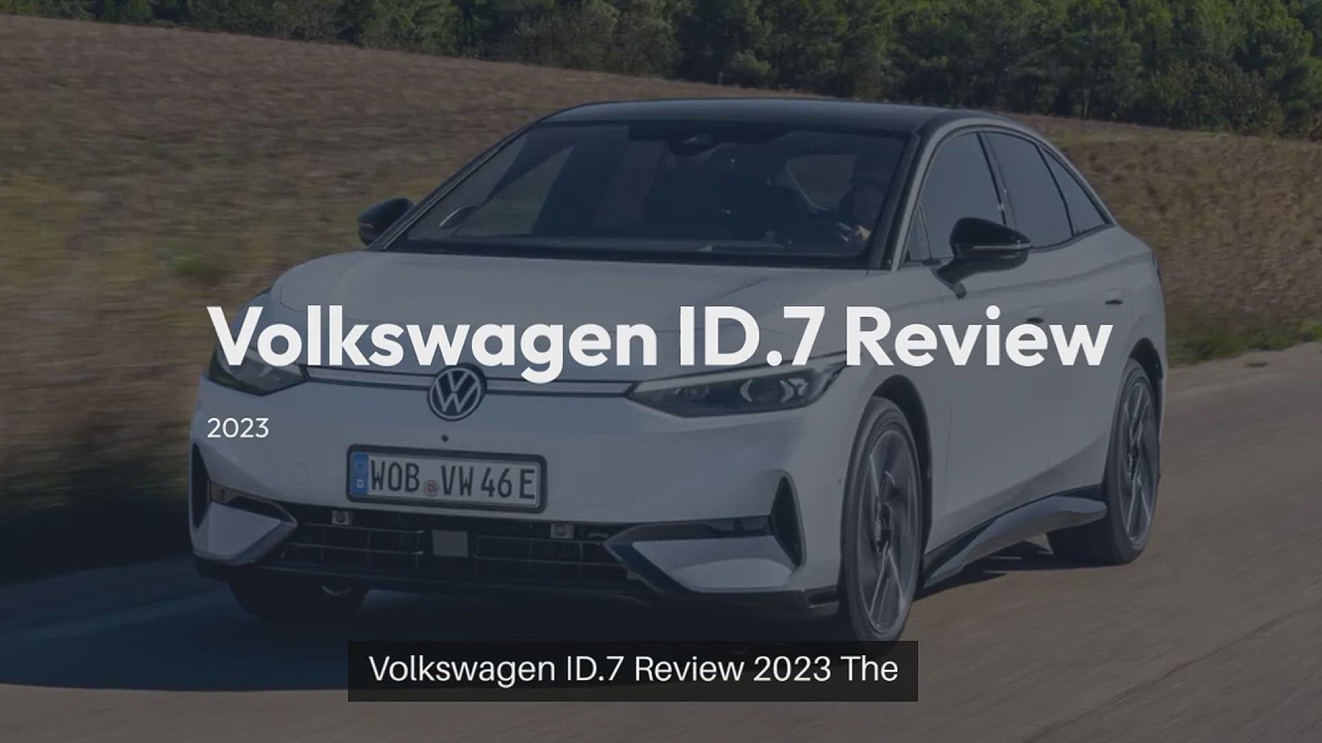 'Video thumbnail for Volkswagen ID.7 review'