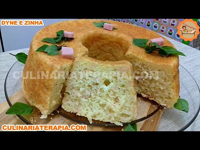 'Video thumbnail for Bolo Pão de Queijo Sabor Pizza com Mussarela e Presunto, Uma Novidade Gostosa de Pão de Queijo Fácil'