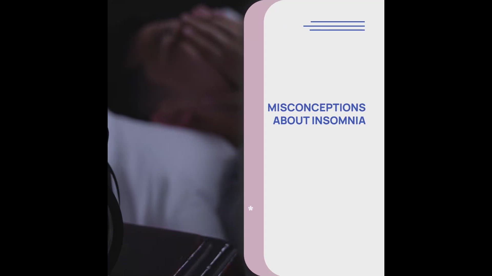 'Video thumbnail for Debunking Insomnia Myths'