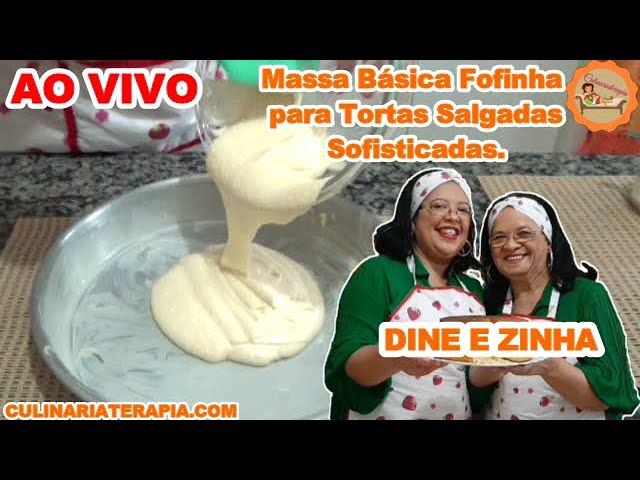 'Video thumbnail for Massa Básica Fofinha para Tortas Salgadas Versáteis - Torta Pizza de Sardinha'