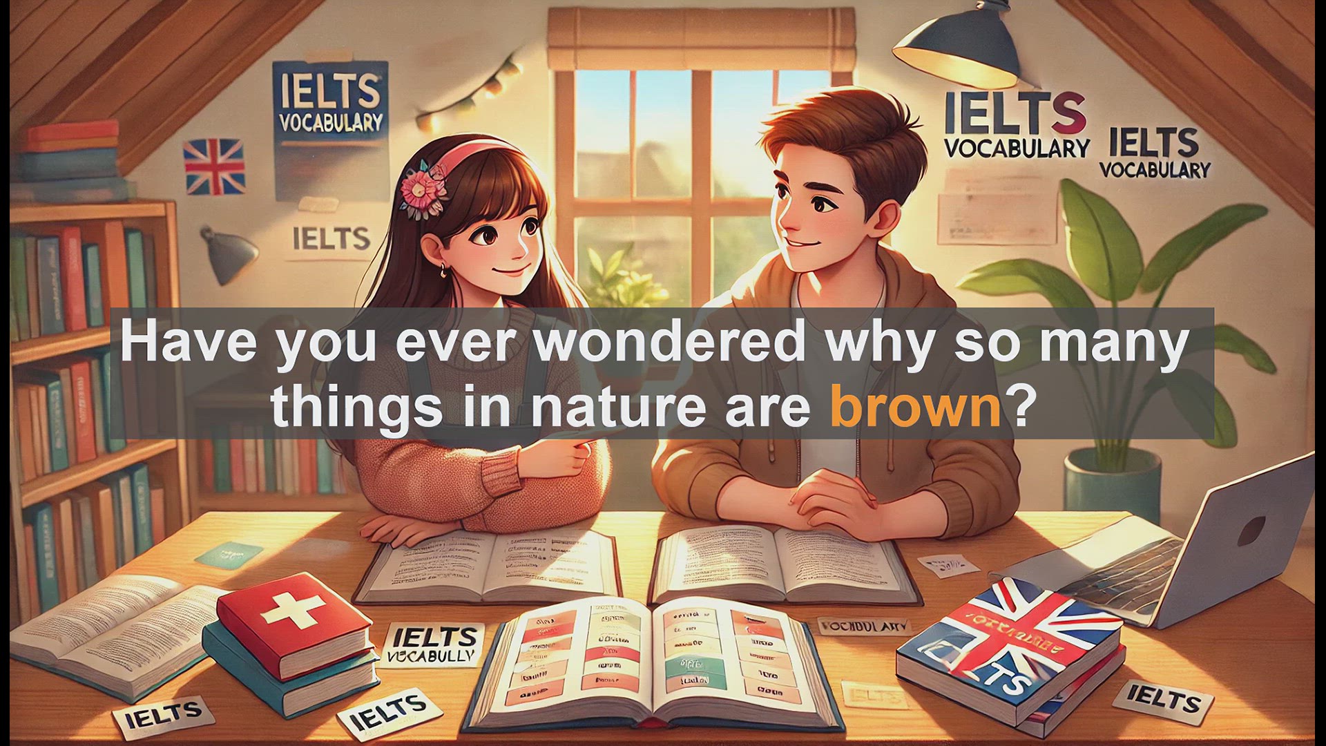 'Video thumbnail for 2500 Must Know IELTS 5.5 Vocabulary - Understanding the Color Brown: IELTS Vocabulary Tips'