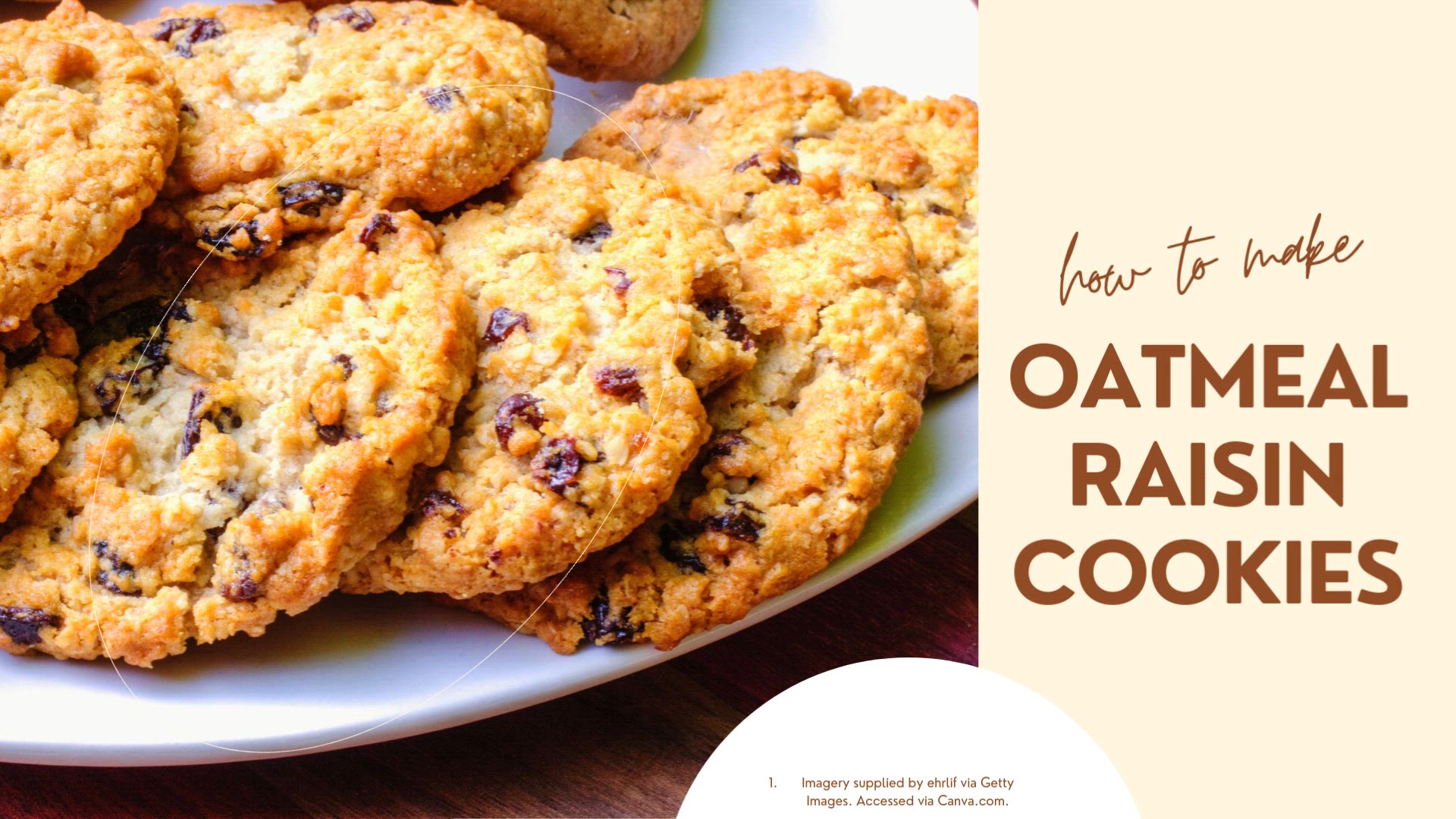 'Video thumbnail for Oatmeal Raisin Cookies Recipe'