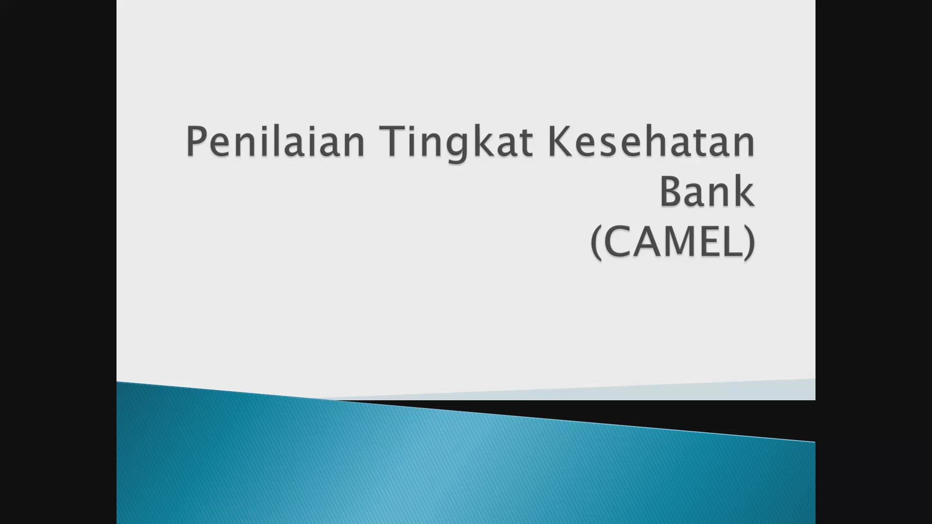 Video thumbnail for Video Materi 15 Analisis CAMEL