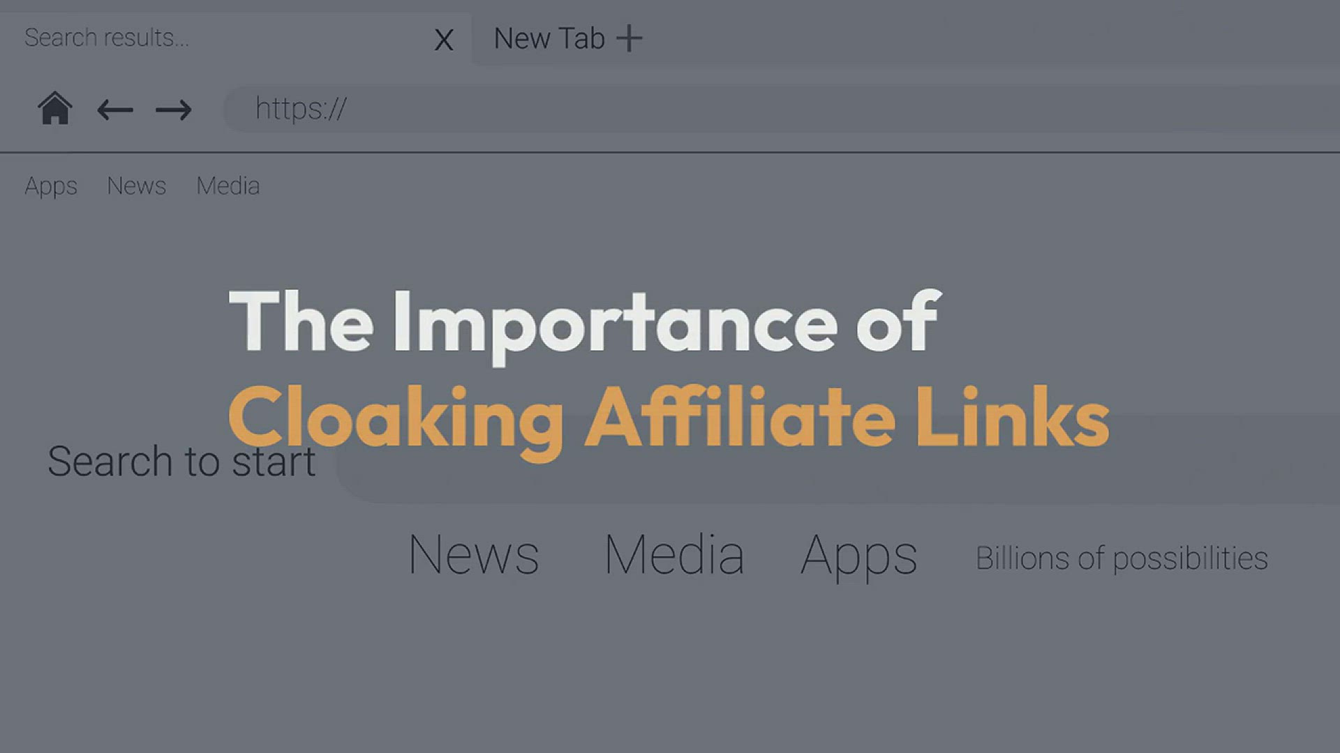 'Video thumbnail for The Importance of Cloaking Affiliate Links'
