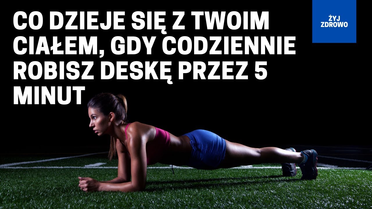 Video thumbnail for Co dzieje się z twoim ciałem, gdy codziennie robisz deskę przez 5 minut #deska #plank
