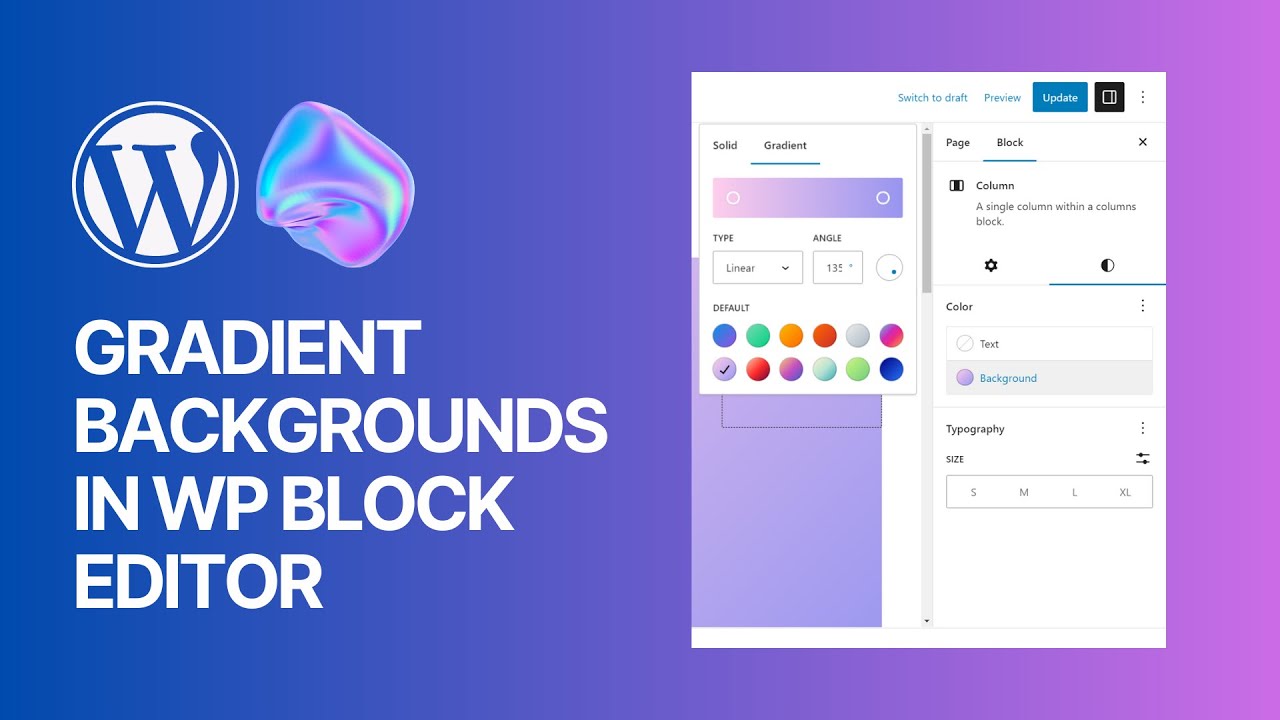 'Video thumbnail for How To Create & Add Gradient Backgrounds in WordPress Block Editor For Free_'