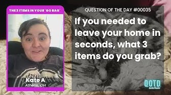 Video thumbnail for A family heirloom and a plant, and Kate's ready to leave. Packing light!