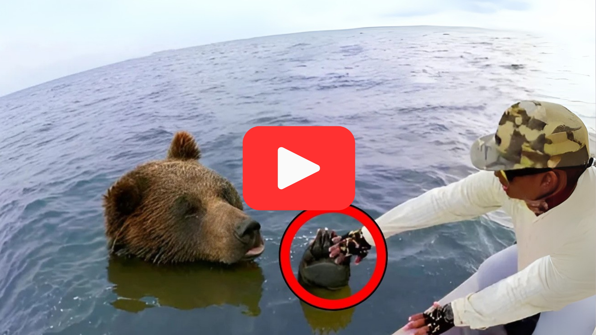 'Video thumbnail for A Bear Begged for Help—What This Fisherman Saw Chilled Him'