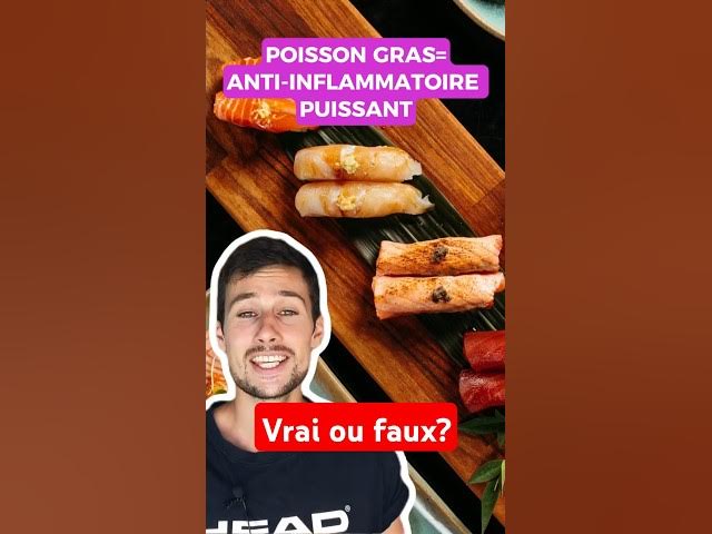 Video thumbnail for 🍣🐟POISSON GRAS : Anti-inflammatoire puissant👌