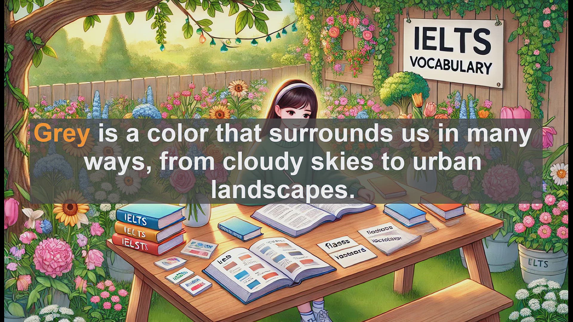 'Video thumbnail for 2500 Must Know IELTS 5.5 Vocabulary - Understanding 'Grey': Essential IELTS Vocabulary'