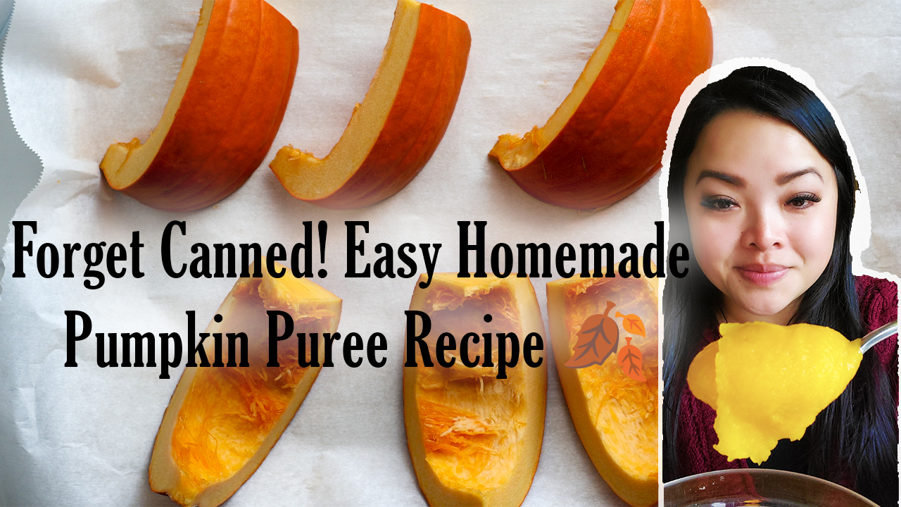 Video thumbnail for How to Make Homemade Pumpkin Puree from Scratch | Easy Pie Pumpkin Recipe