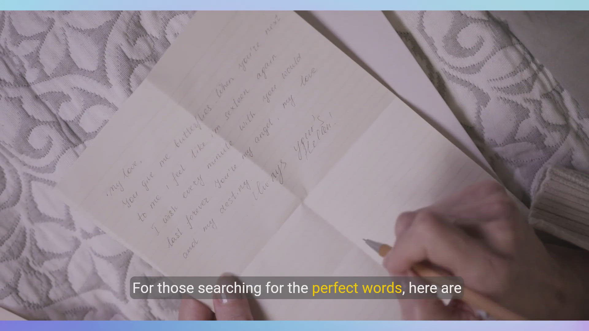 'Video thumbnail for Valentine’s Day Messages to Sweep Them Off Their Feet'