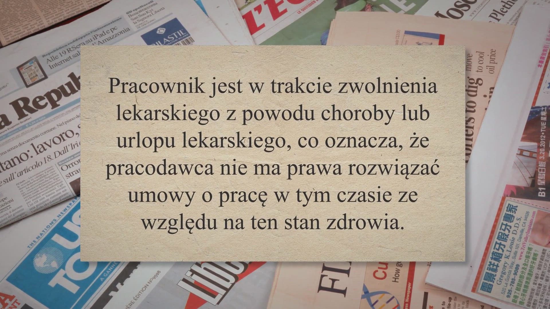 Video thumbnail for Czy można zwolnić pracownika na zwolnieniu lekarskim?