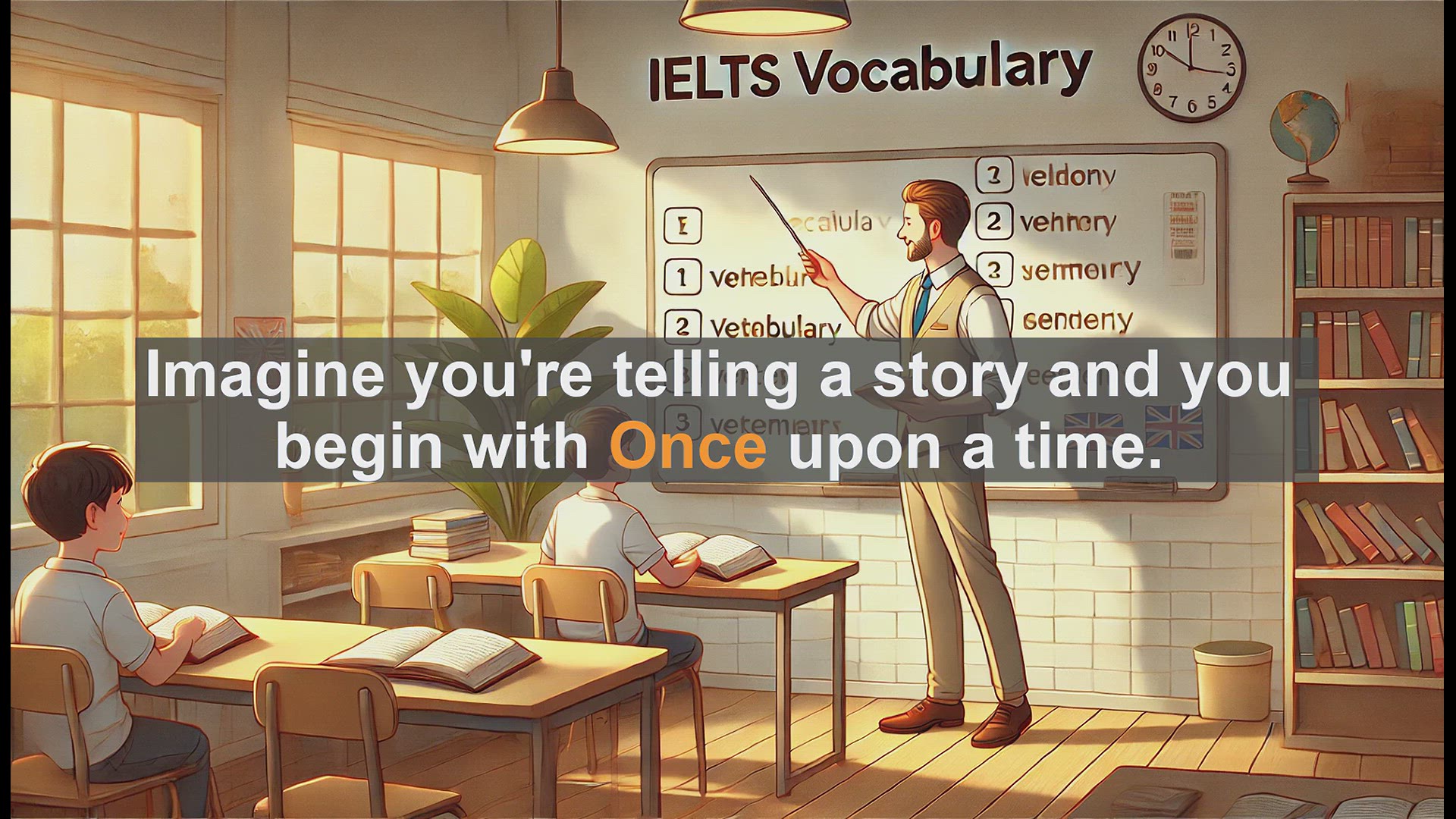 'Video thumbnail for 2500 Must Know IELTS 5.5 Vocabulary - Understanding 'Once': A Key Word for IELTS Success'
