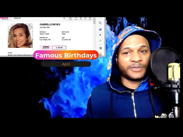 Video thumbnail for Famous Birthdays April 6