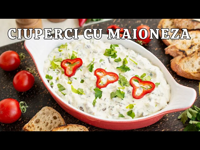 'Video thumbnail for SALATĂ de ciuperci cu maioneză DIETETICĂ - rețeta delicioasă, cu PUȚINE CALORII!'