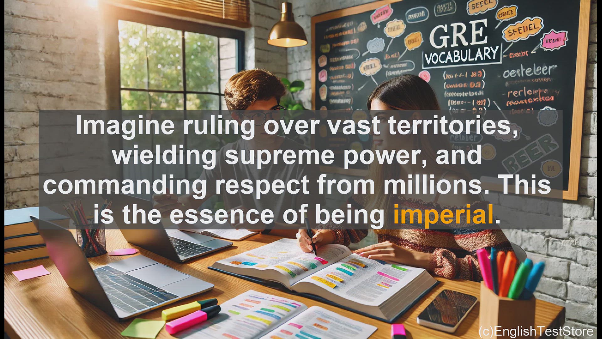 'Video thumbnail for GRE Vocabulary Lesson: Exploring the Power of the Word 'Imperial''