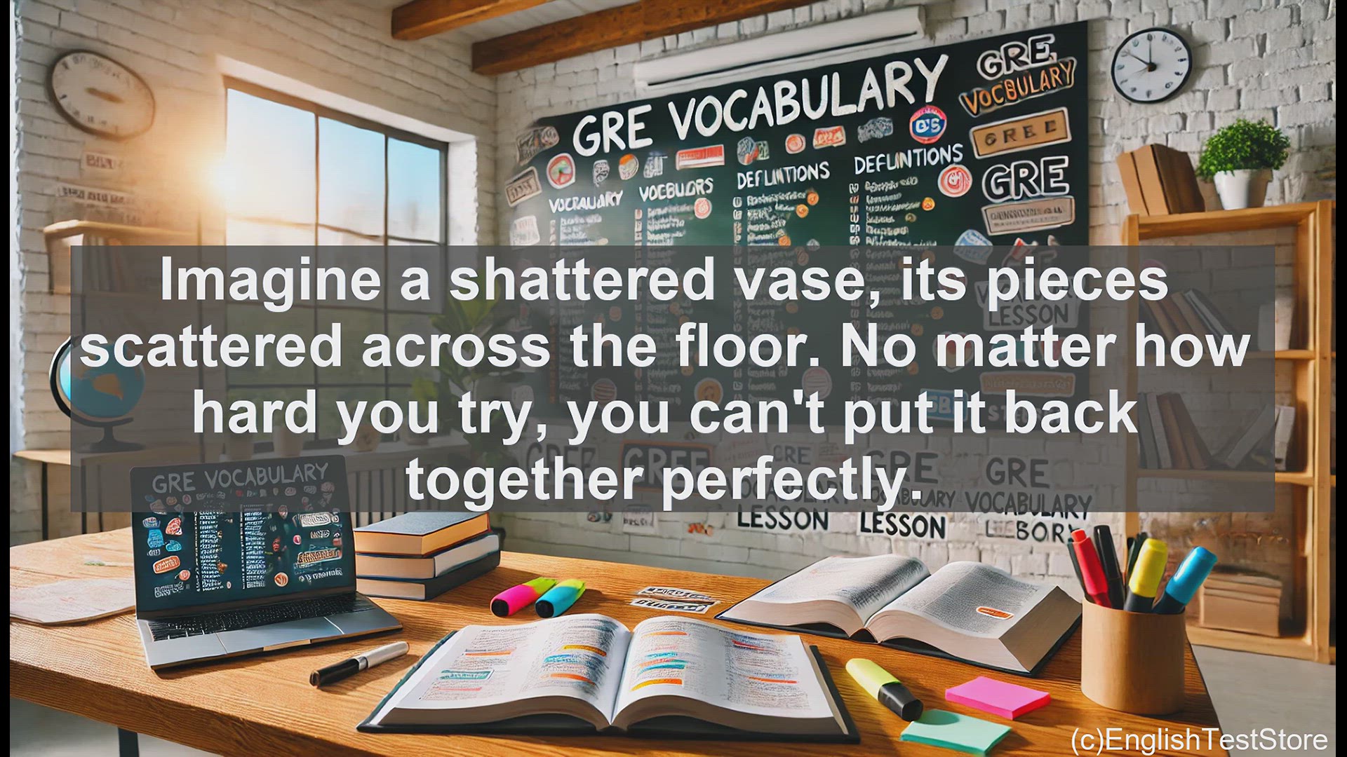 'Video thumbnail for GRE Vocabulary Lesson: The Irreparable - Understanding Irremediable'