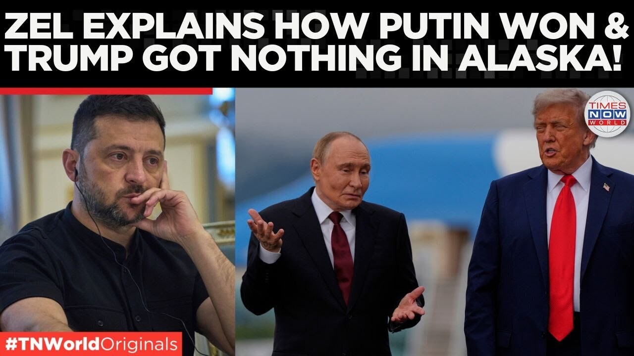 Video thumbnail for EXPLOSIVE INTERVIEW: Zelensky Says Putin Outsmarted Trump in Alaska
