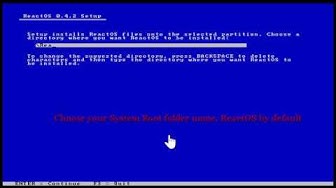 Video thumbnail for ReactOS Installation