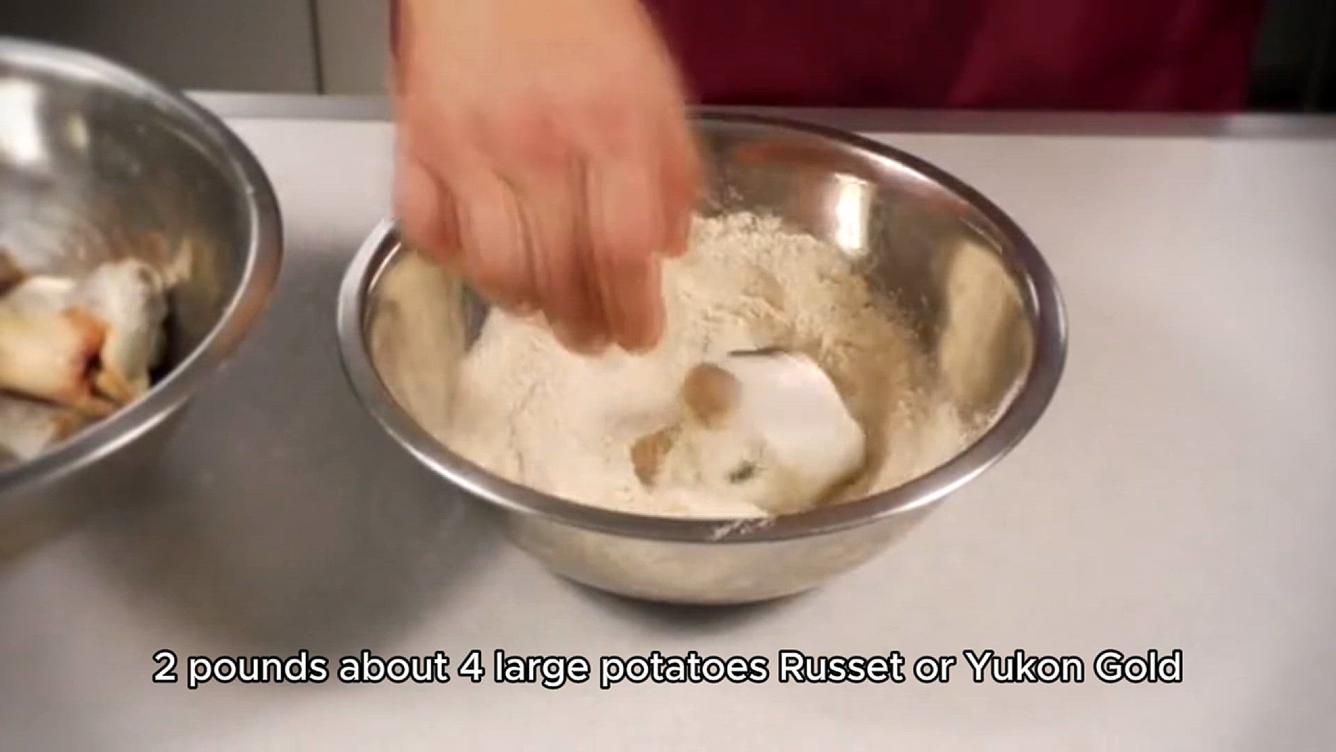 Video thumbnail for easy mashed potatoes recipe