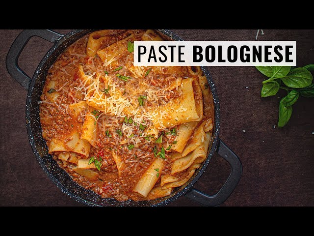 'Video thumbnail for 🍝 Cele mai bune paste bolognese. 2 secrete care fac diferența 😉'