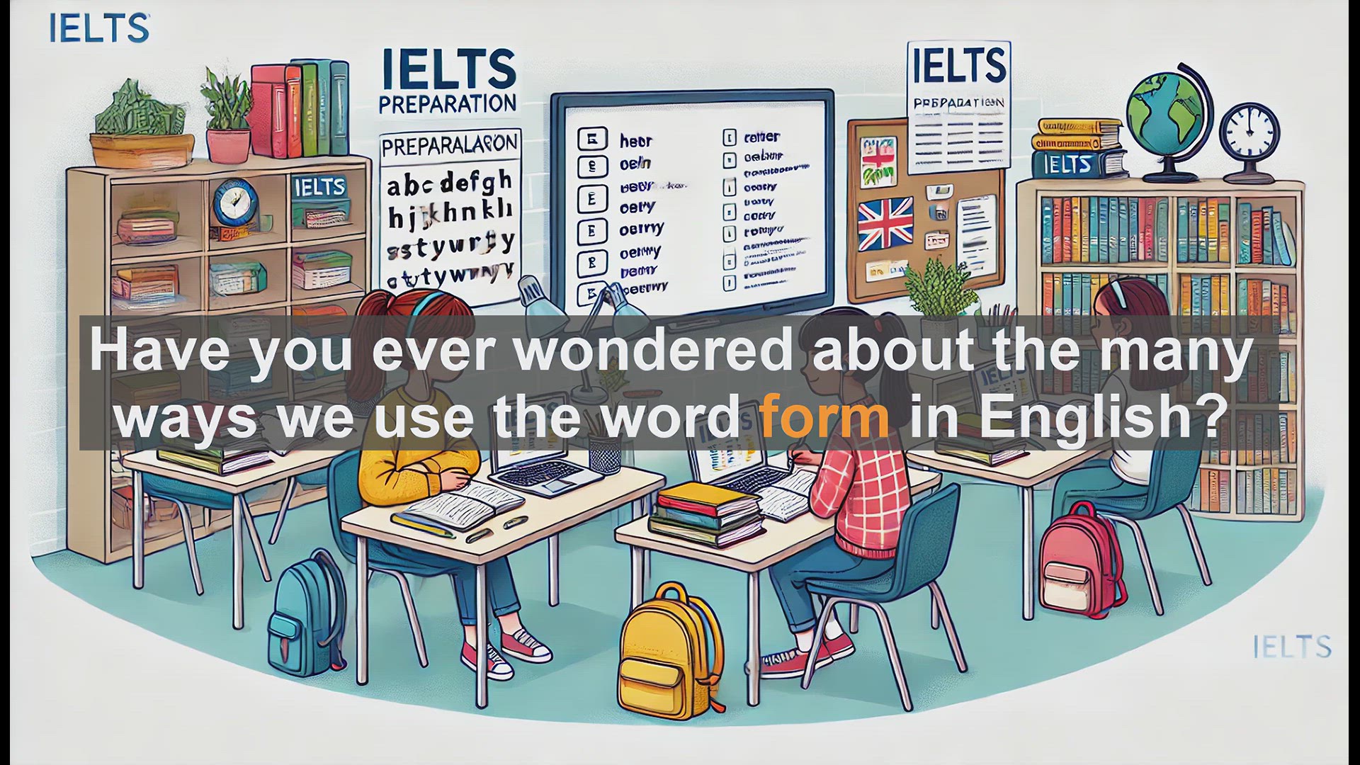 'Video thumbnail for 2500 Must Know IELTS 5.5 Vocabulary - Understanding 'Form' in English: Meanings and Uses'
