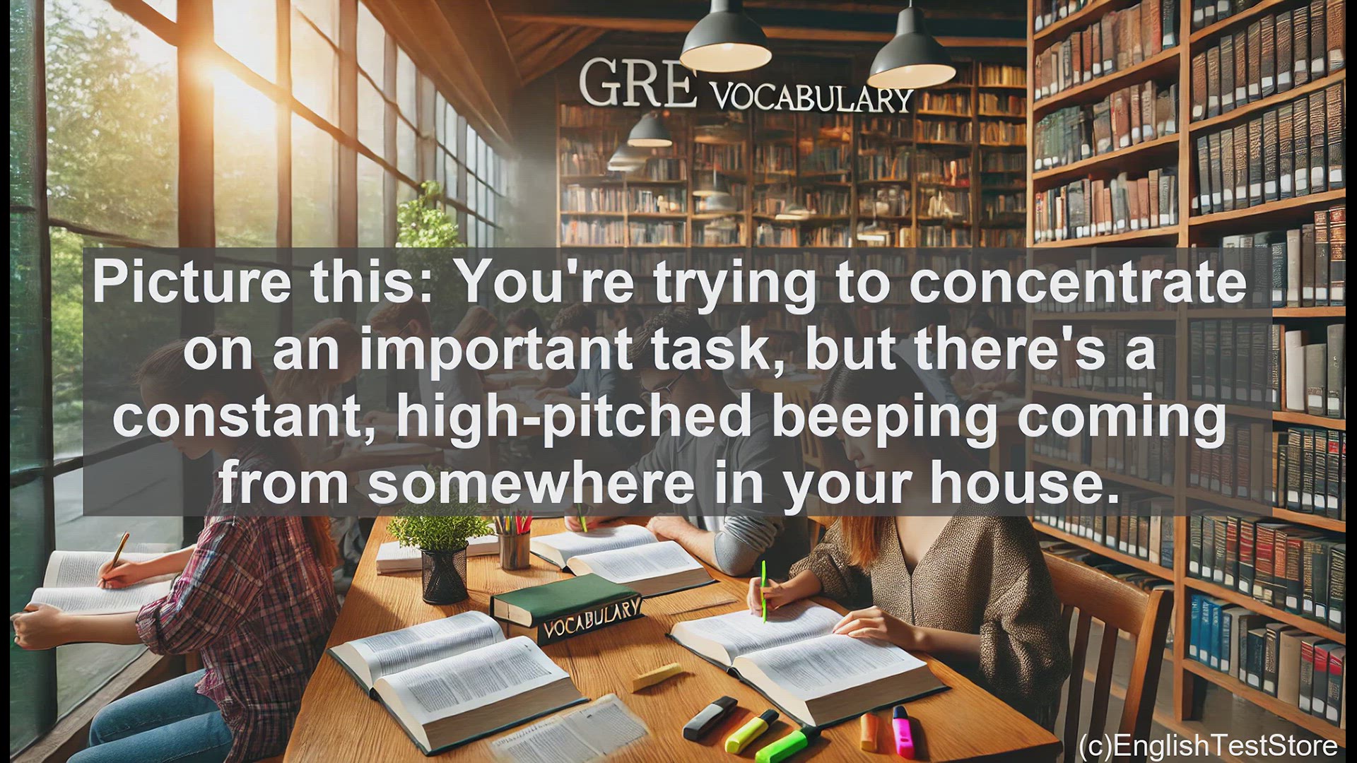 'Video thumbnail for GRE Vocabulary Lesson: Dealing with Irksome Annoyances'