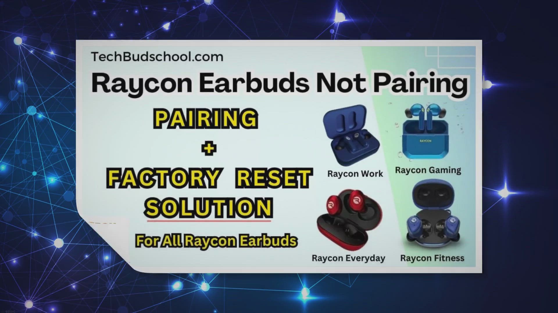 Raycon earbuds factory reset hot sale