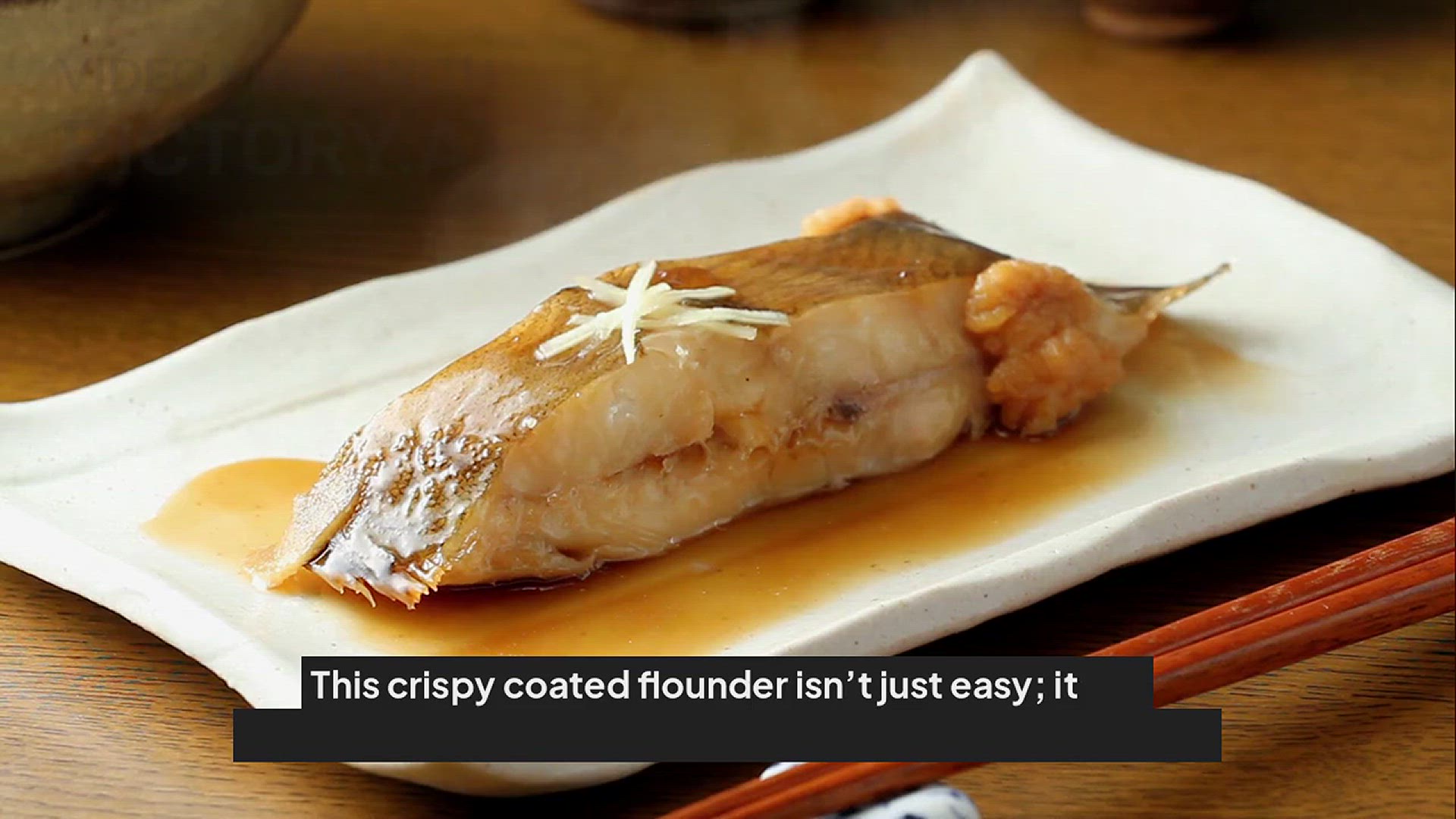 Video thumbnail for Crispy and Delicious Flounder Fillet Recipe